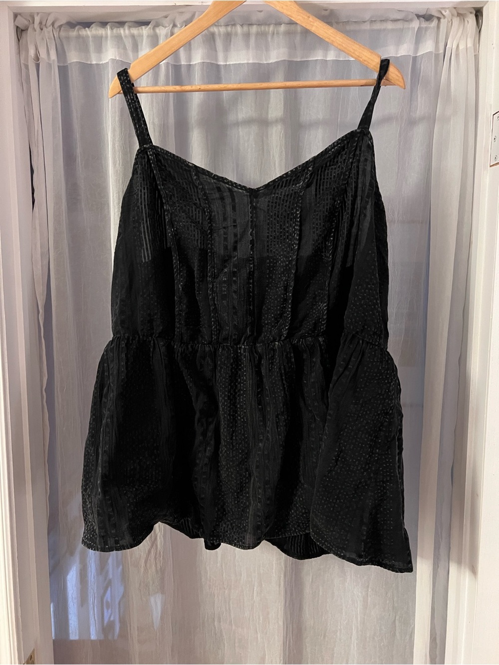 torrid Black Tiered Sleeveless Babydoll Top